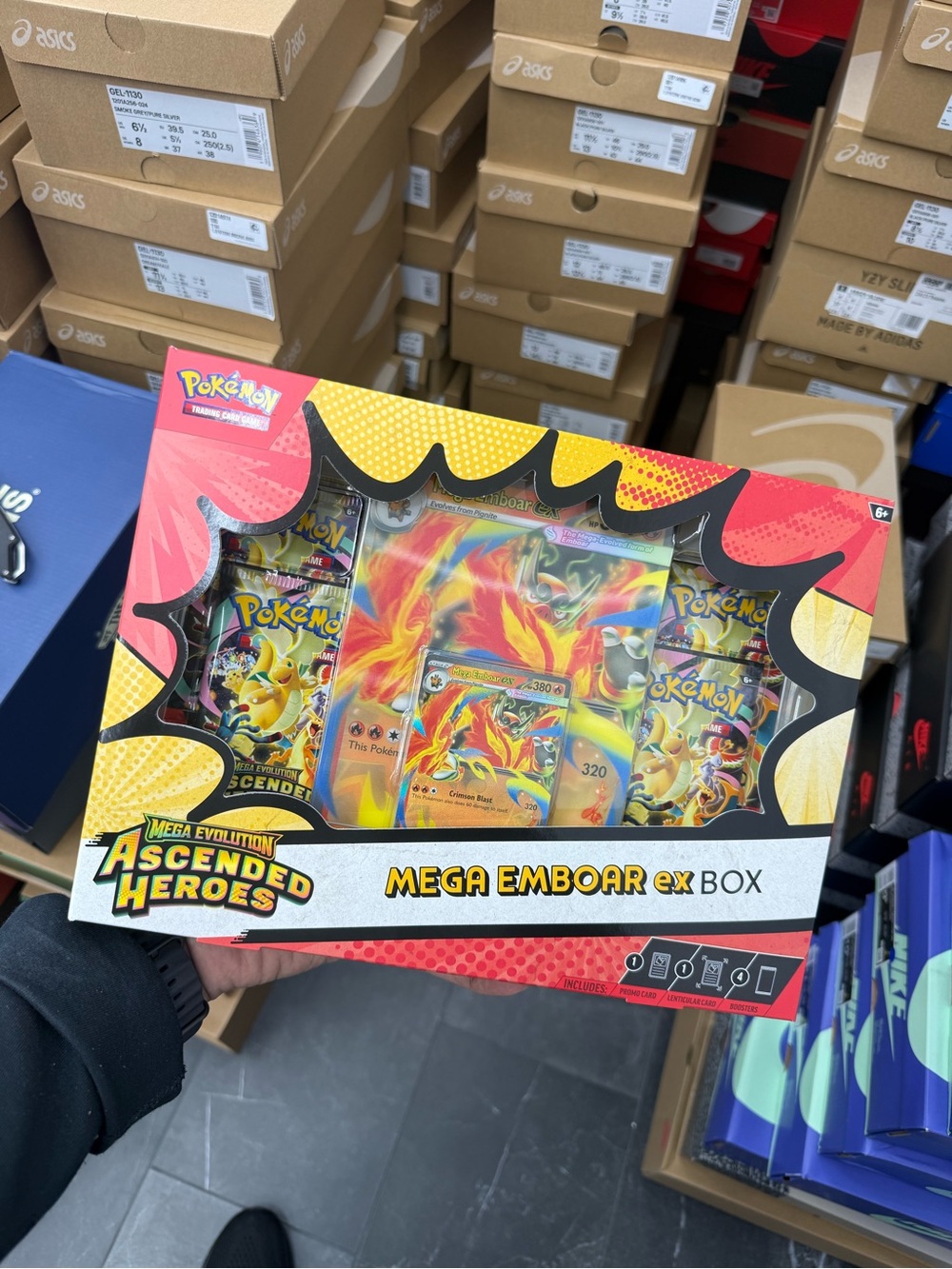Pokemon Mega Emboar ex Box - Red/Orange Collector Set - Ascended Heroes
